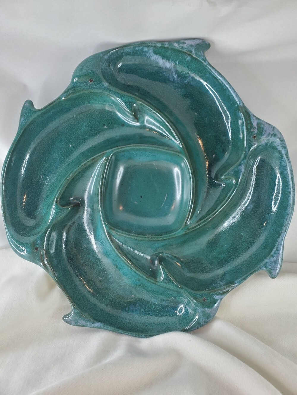 Large Tom Chamberlain Dolphin Platter